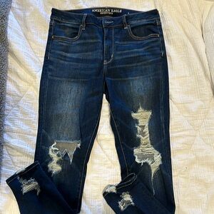 AMERICAN EAGLE HI RISE JEGGING SHORT